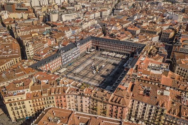 Vista aérea de la Plaza Mayor