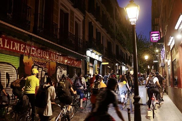 Barrio de Malasaña ruta en bici