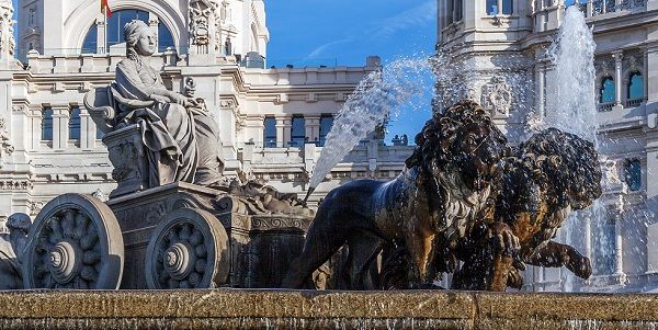 La Fuente de Cibeles imagen de cerca