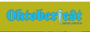 Oktoberfest biergarten